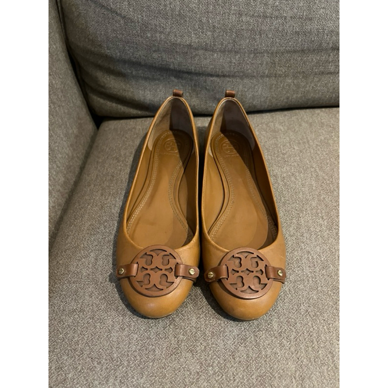 (Preloved) Tory Burch Gabrielle Flats Shoes in Royal Tan