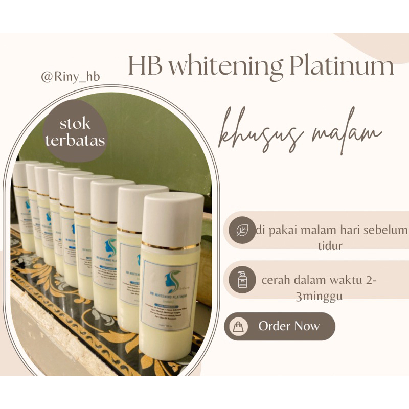 HB WHITENING MALAM  (Racikan dokter) READY
