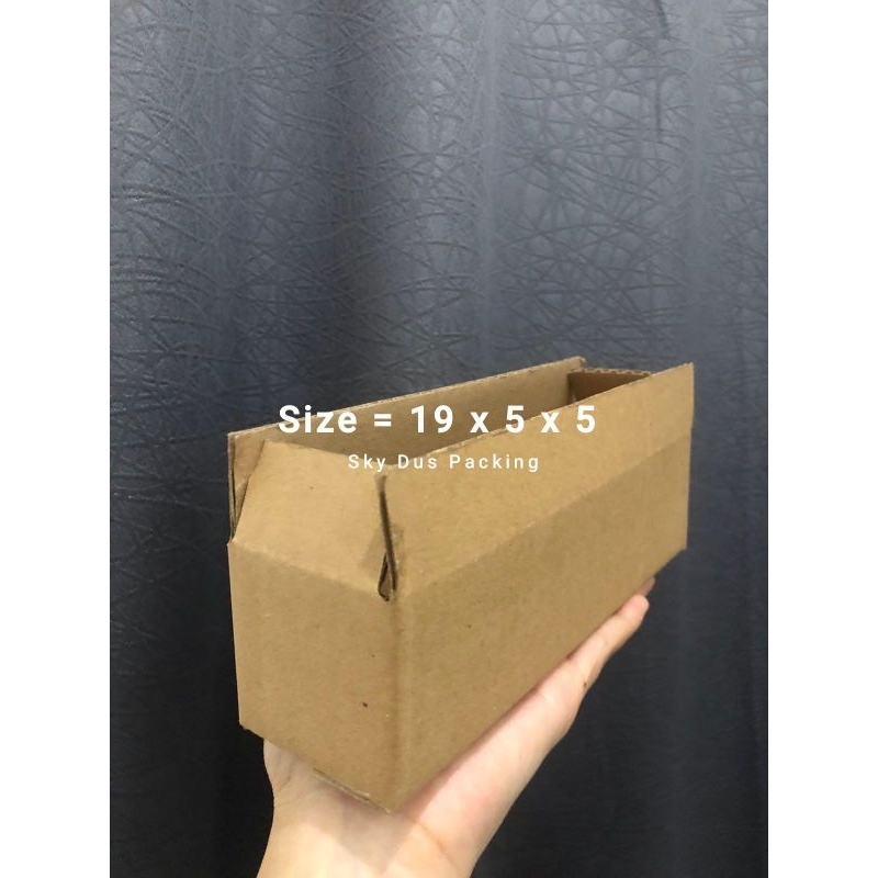 

Kardus Packaging (10 pcs) 19 x 5 x 5