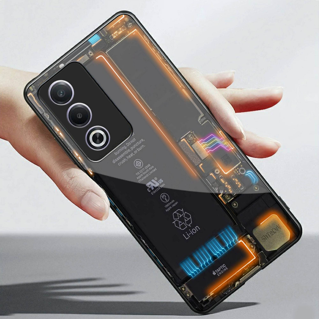 Softcase Kaca For Oppo A3 PRO 5G - Casing HP A3 Pro 5G - Pelindung HP - Case HP Oppo A3 PRO 5G