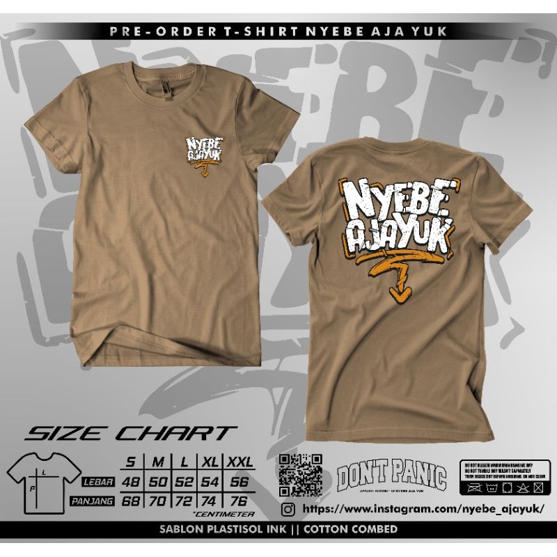 KAOS NYEBE AJA YUK / NYEBE AJA YUK / KAOS CB GL MEGAPRO TIGER HEREX