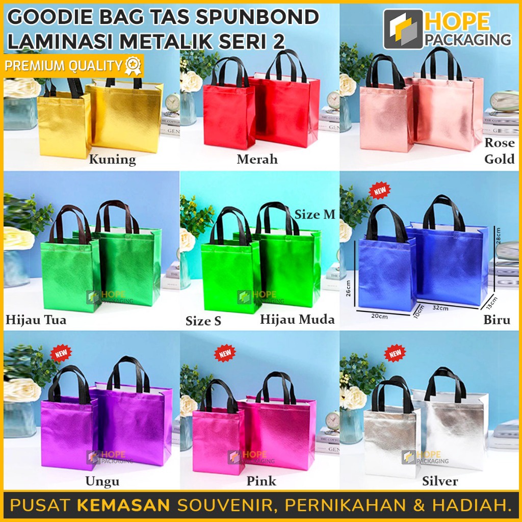 

PROMO Tas Shopping Bag Laminasi Metalik Hampers Lebaran Tas Souvenir Tas Kado Tas Travel Goodie Bag Laminasi Tas Belanja Paper Bag Kue Kering Tas Souvenir Snack Ultah
