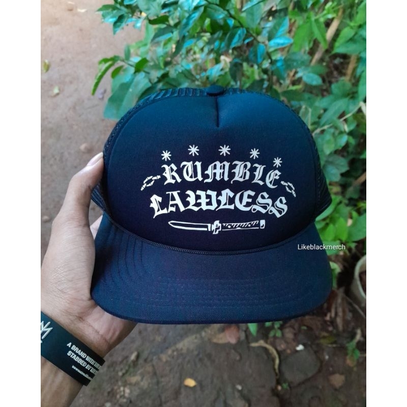 Trucker Hat RUMBLE x LAWLESS (Likeblackmerch)