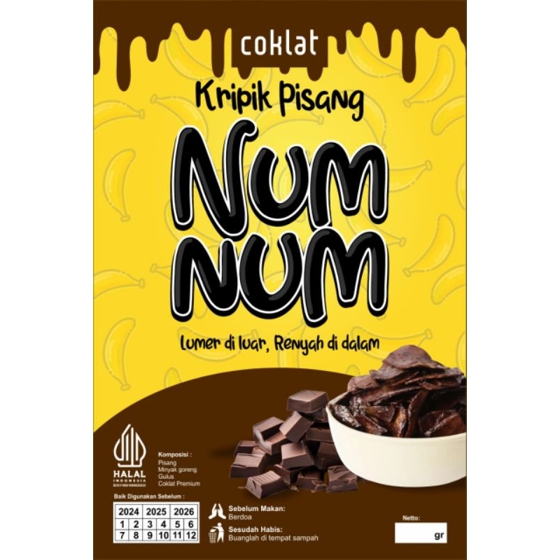 

Keripik Pisang Nangka Coklat Lumer By Ladang Keripik, Oleh - Oleh Khas Probolinggo