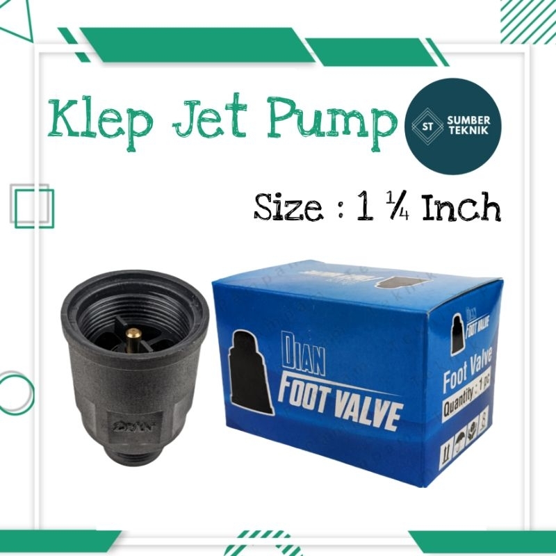 DIAN Foot Klep Tusen Mata Jet Pump 1 1/4" Universal Ukuran 1 1/4 Inch