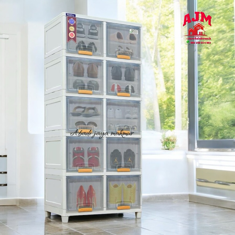 napolly locker box plastik dobel flip /napolly loker box