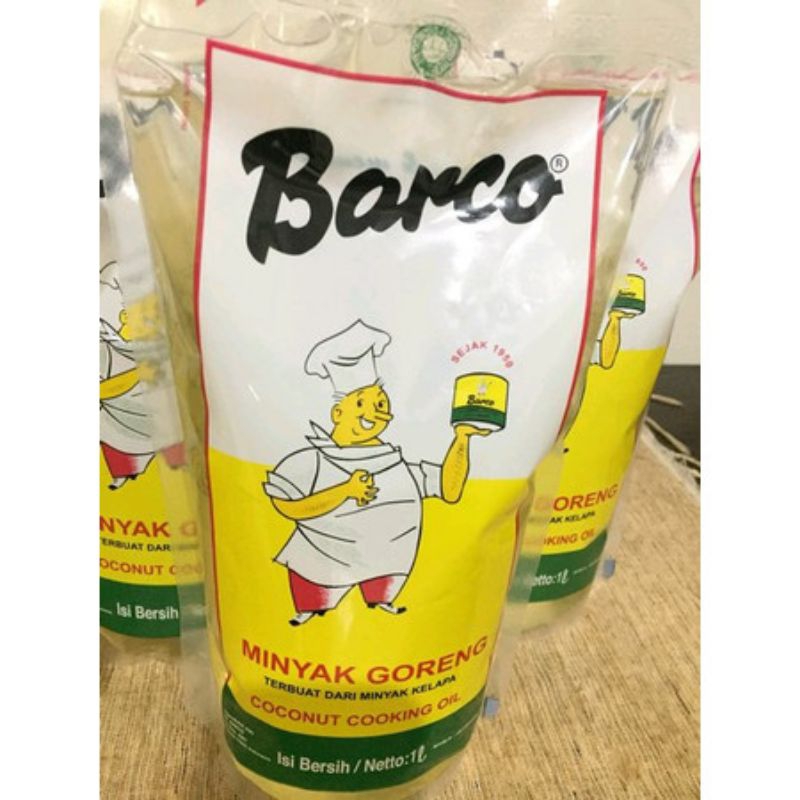 

MINYAK BARCO 1 LITER POUCH