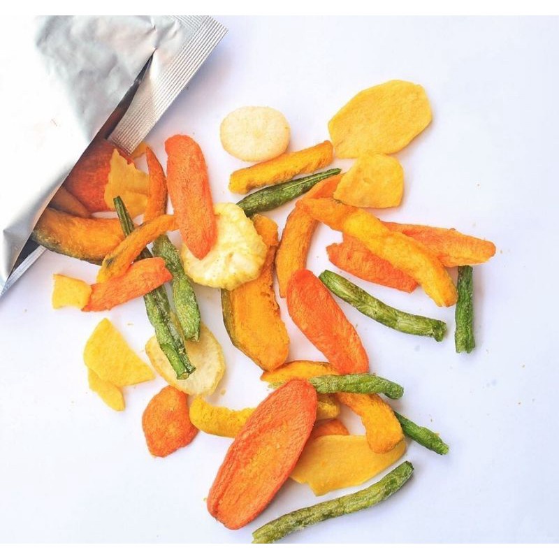 

PROMO KERIPIK SAYUR MIX FOILWORTELLOBAKBUNCIS DAN PUMKINLABU
