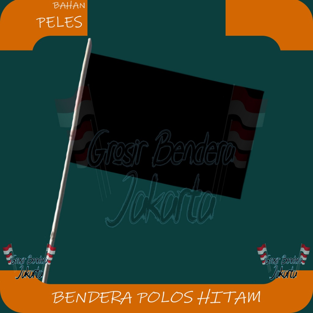 Bendera Polos Hitam