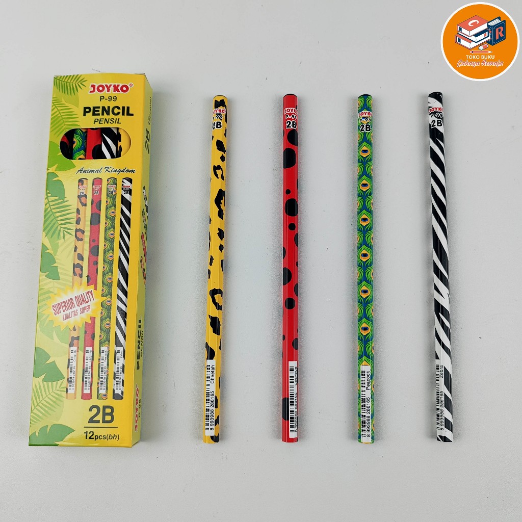 

Pensil 2B Joyko 1Box 12pcs Motif Animal Grosir