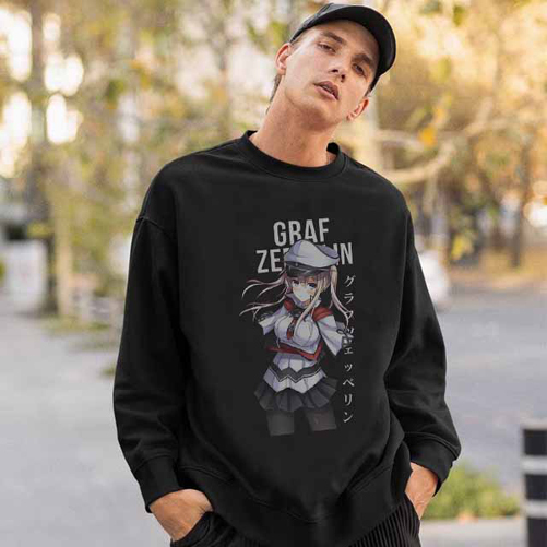 Sweater Graf Zeppelin Crewneck Bahan Cotton Fleece | Ready Stock | Siap Kirim | Langsung Order Aja