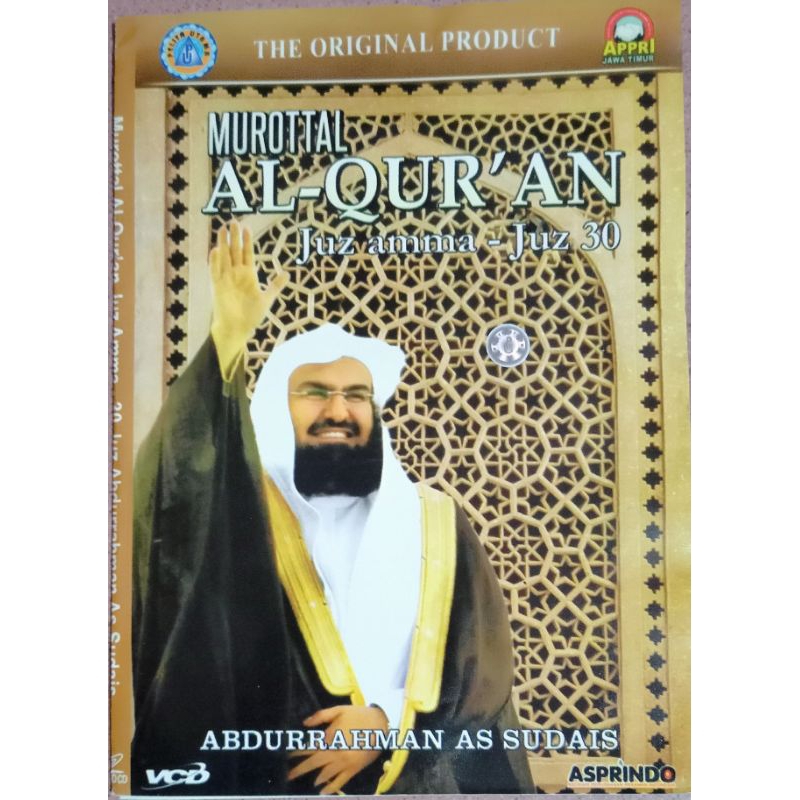 VCD original album murattal Al-Qur'an juz ama' juz 30 Abdurrahman as sudais