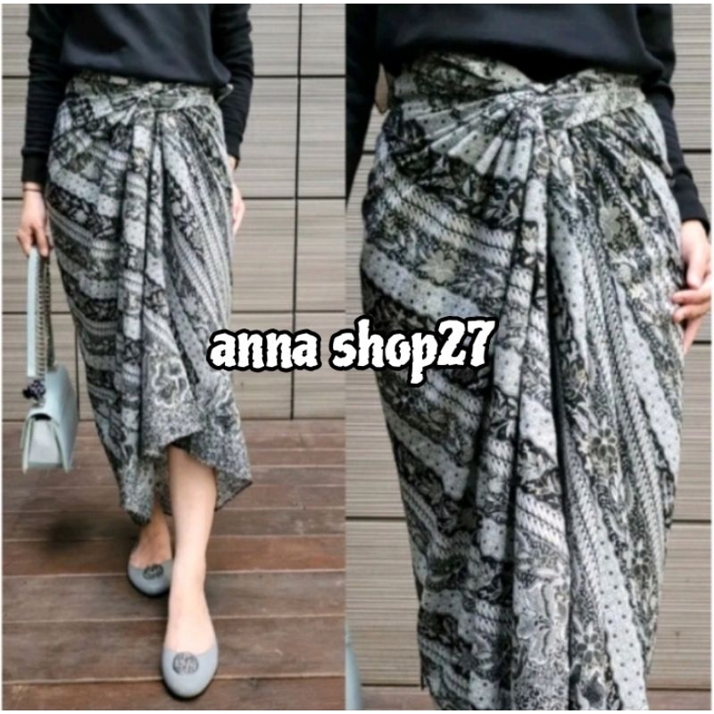 Rok Lilit Batik Bawahan Kebaya / Rok Lilit Wanita Modern / Rok Lilit Modern Jumbo