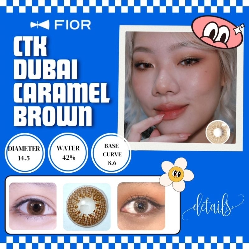 Fior Optic - Softlens New More Dubai Caramel Brown By CTK Softlens