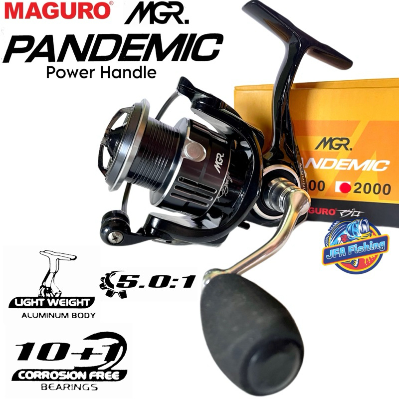 Reel Spinning Maguro PANDEMIC 2000 10+1Bb PowerHandle