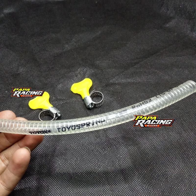 Selang bensin transparan TOYO SPRING SELANG BENSIN SET TOYOSPRING UNTUK SEMUA MOTOR / UNIVERSAL