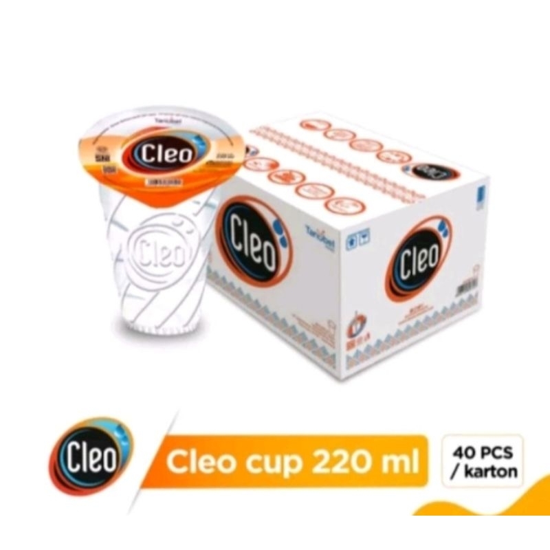 

CLEO GELAS 220ml 1Dus isi 40pcs