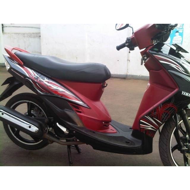 STIKER STRIPING STANDART YAMAHA MIO SOUL 2009 LIS BODY MOTOR MIO SOUL 2009