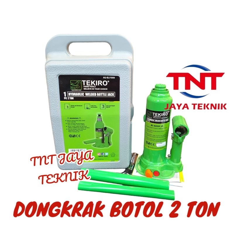 TEKIRO DONGKRAK BOTOL 2 TON / HYDRAULIC BOTTLE JACK TEKIRO 2 TON / DONGKRAK BOTOL MOBIL TEKIRO 2 TON