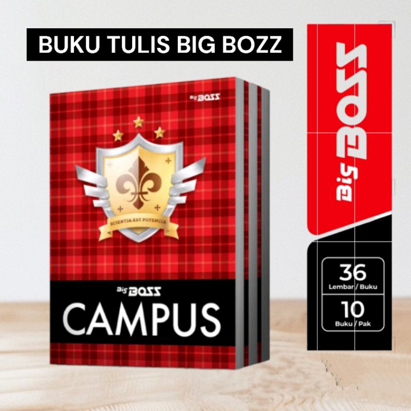 

Buku Tulis Big Boss Isi 36 Lembar 10 Buku Per Pak