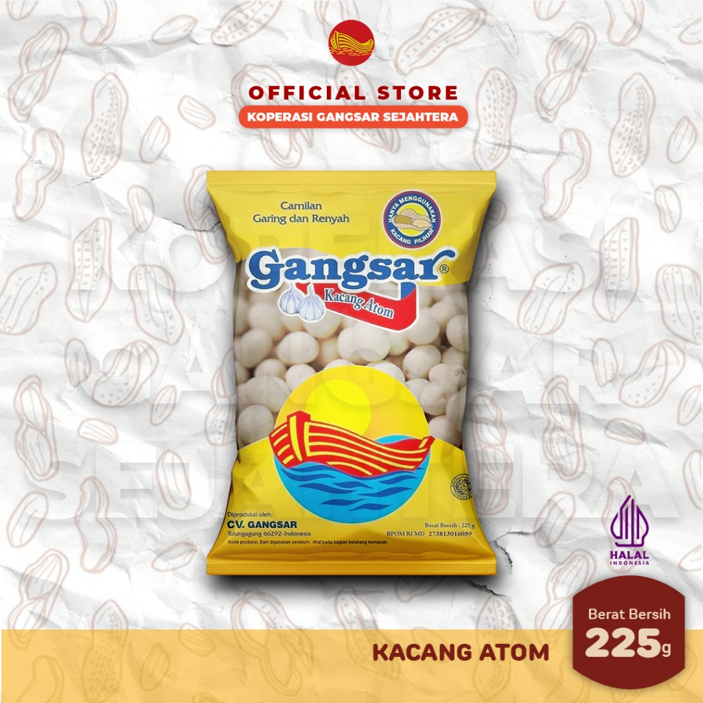 

KACANG ATOM SHANGHAI GANGSAR HIGH CLASS