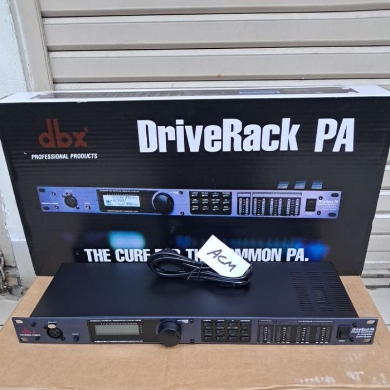 DBX PA MANAGEMANT SPEAKER DRIVERACK PA DLMS DBX PA 6 OUT 2 IN