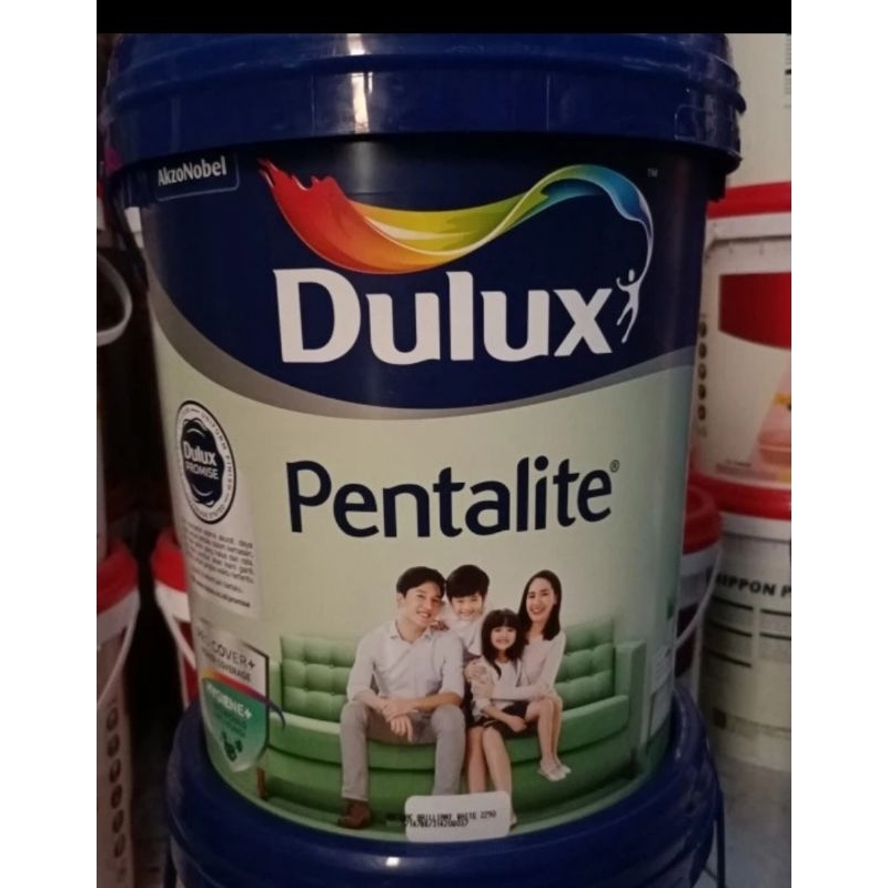 DULUX pentalite 2290 cat tembok interior brilliant white putih 20liter 25kg pail