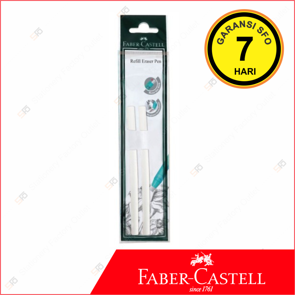 

Refill Eraser Pen Faber Castell Isi 2 - Penghapus Mekanik - SFO Semarang Official