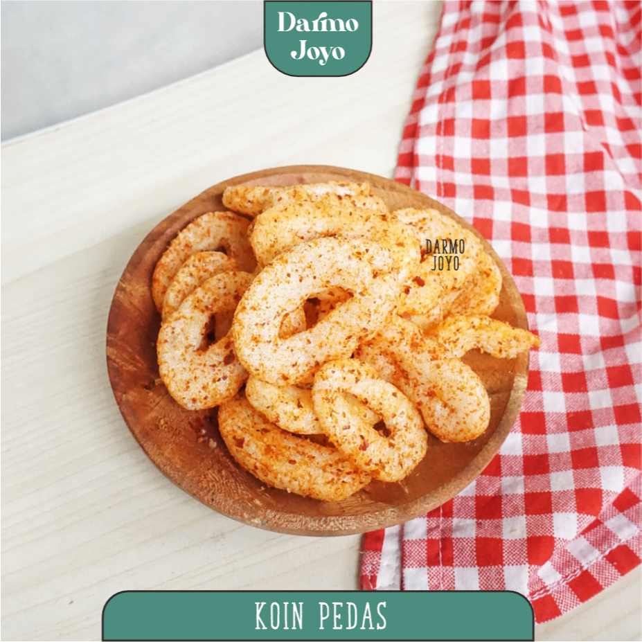 Ikhsan Ferdinan Darmo Camilan - Kerupuk Koin Setan Pedas 125Gr