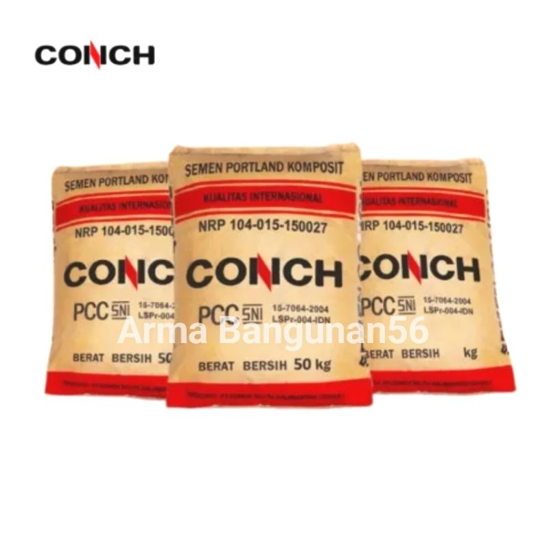 (HARAP BACA DESKRIPSI) Semen Conch PCC / Semen Conch Per Sak / Semen Conch 50 KG / Semen Conch Murah