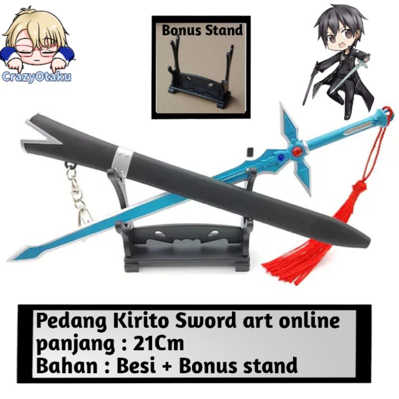 Gantungan Kunci Pedang Kirito Sword art Online