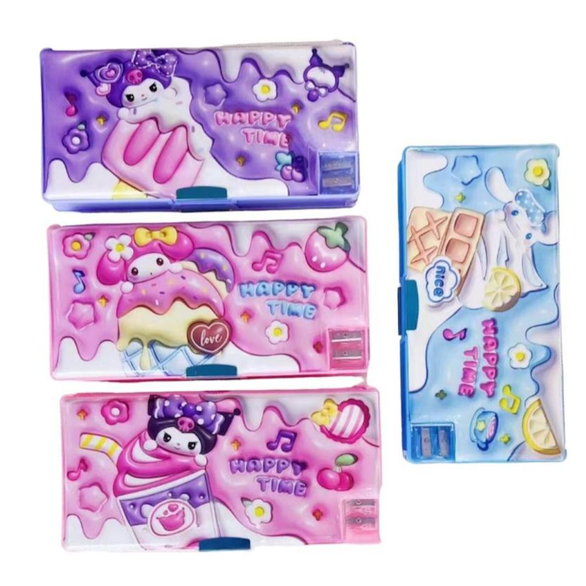 

Kotak Pensil Sanrio Karakter Kuromi Melody Cinnamorol Perkakas Kebutuhan Sekolah Anak