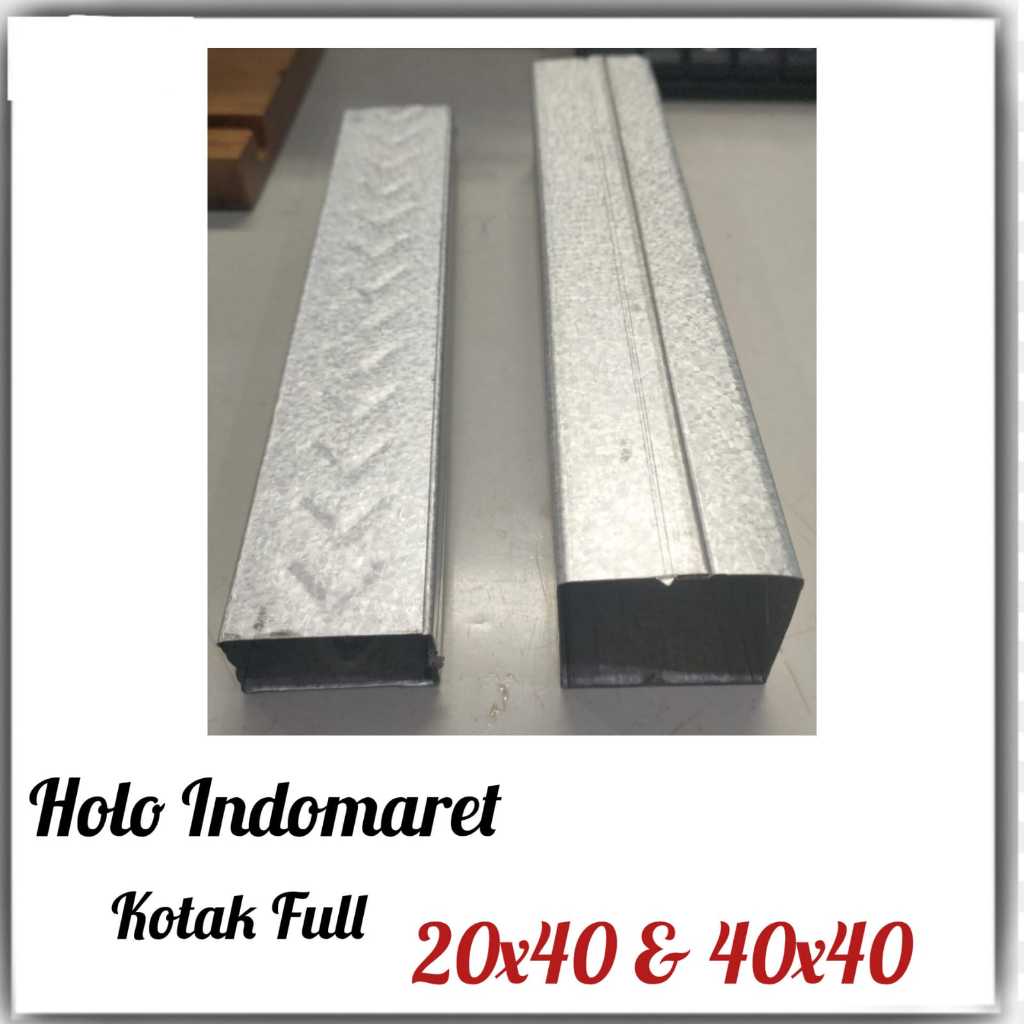 Holo Lipat Gavalum kotak full HARGA TERMURAH  20x40//40x40 - Harga per batang