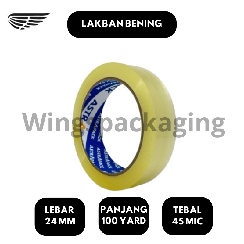 

Isolasi Bening 1 Inch 100 Yard ( Astra )
