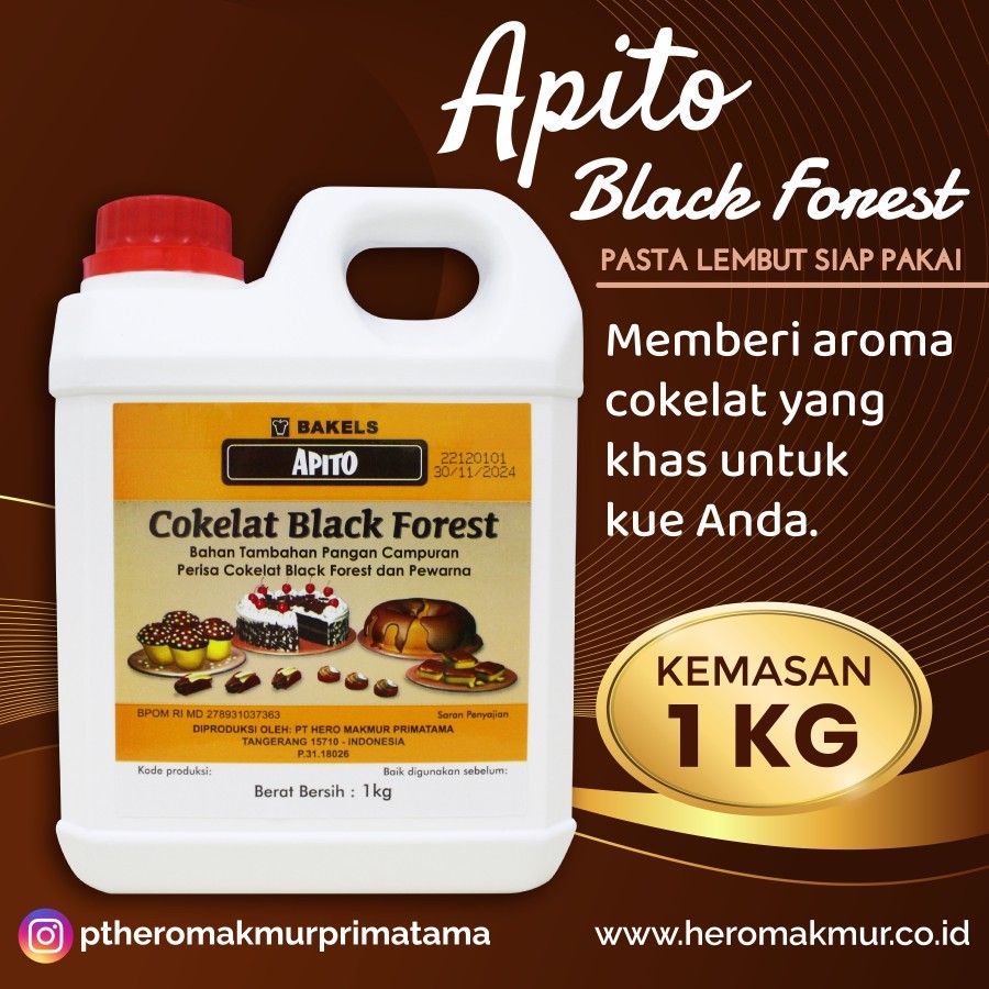 

Apito Cokelat Black Forest 1kg