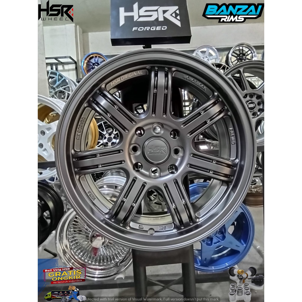 Velg Racing Ring 16 Untuk Mobil Brio Calya Ayla Agya Avanza Xenia Evalia dll Hsr Siak R 16 Lebar 7