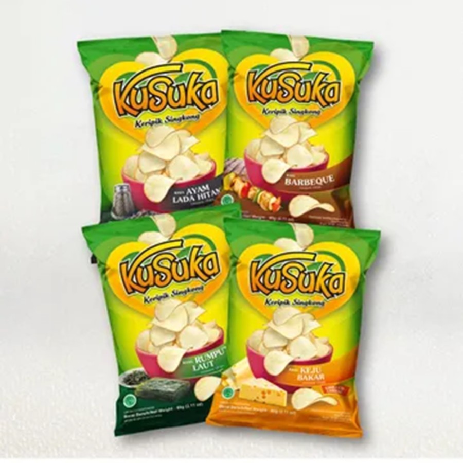 

KUSUKA KERIPIK SINGKONG 60 GR - TERSEDIA 4 VARIAN RASA