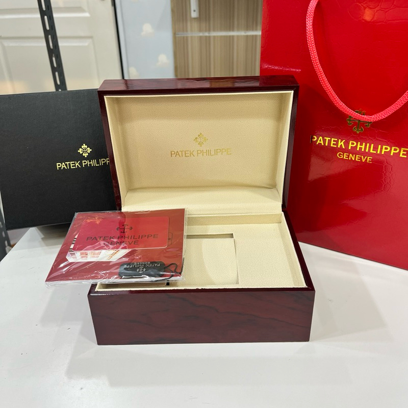 Kotak Jam Tangan Patek Philip Box PP Mewah Include Book + Papper Bag