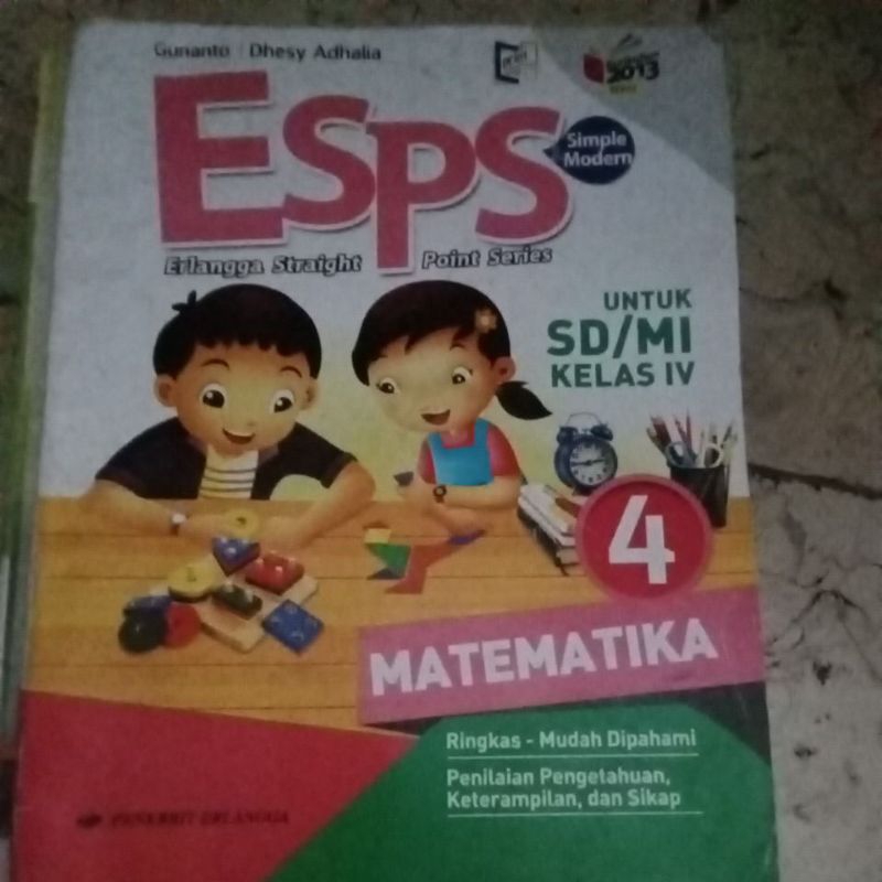 buku ESPS matematika kelas 4 SD