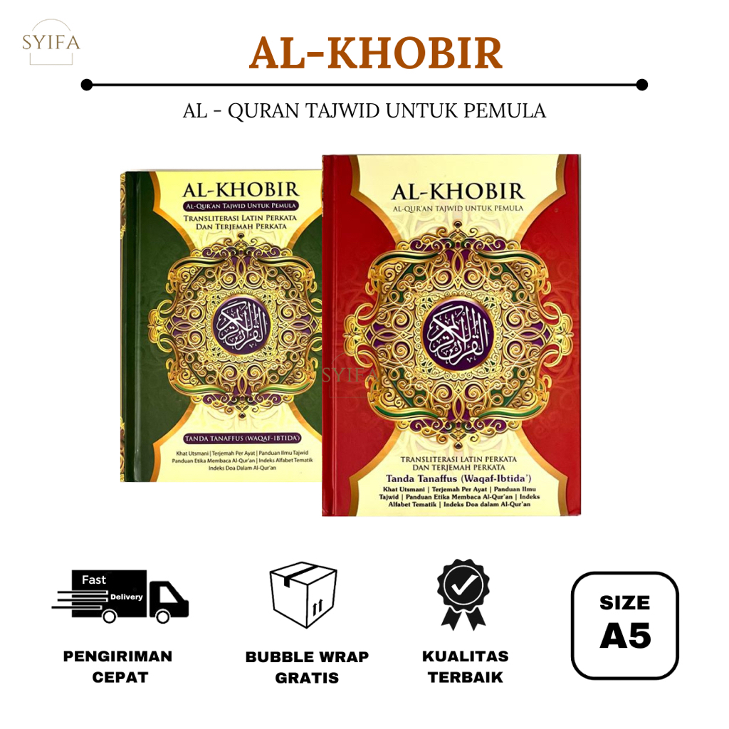 

Alquran Al Khobir A5 Al Quran Terjemah Tajwid Kertas HVS Alquran Transliterasi Terjemah Per Kata Murah Best Seller
