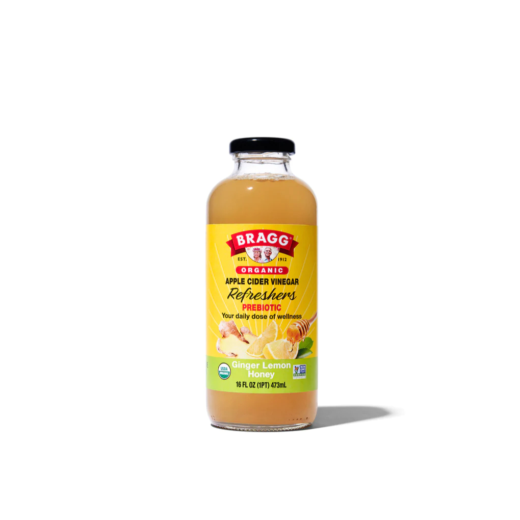 

BRAGG Organic Refreshers Apple Cider Vinegar Jahe Lemon Madu 473ml (Siap Minum)