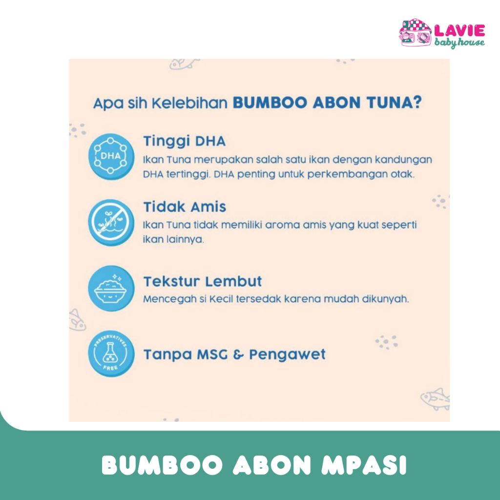 

RB22 BUMBOO Abon Abon Tuna, Ayam & Sapi Siap Santap Camilan & Lauk Praktis Kaya Protein MPASI &