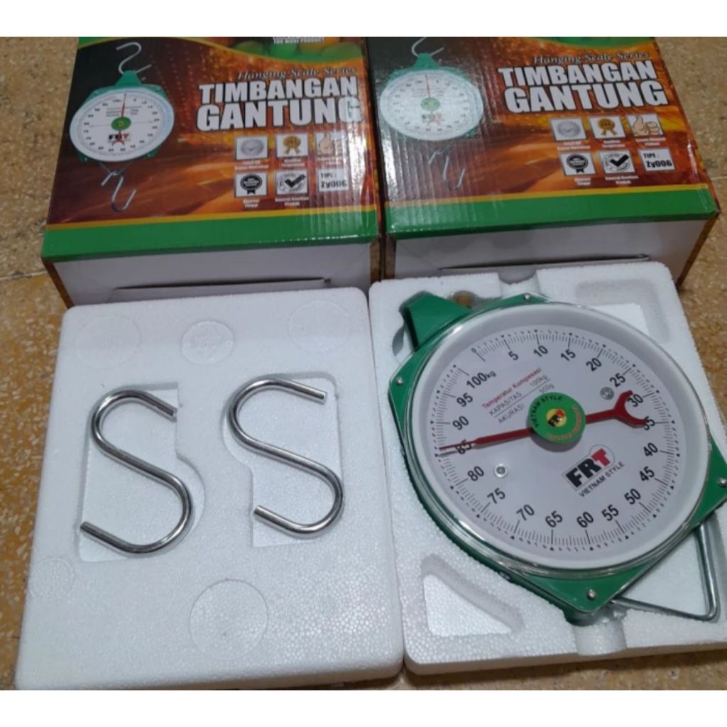 Timbangan Gantung 100kg FRT Timbangan Jarum 100kg Frt