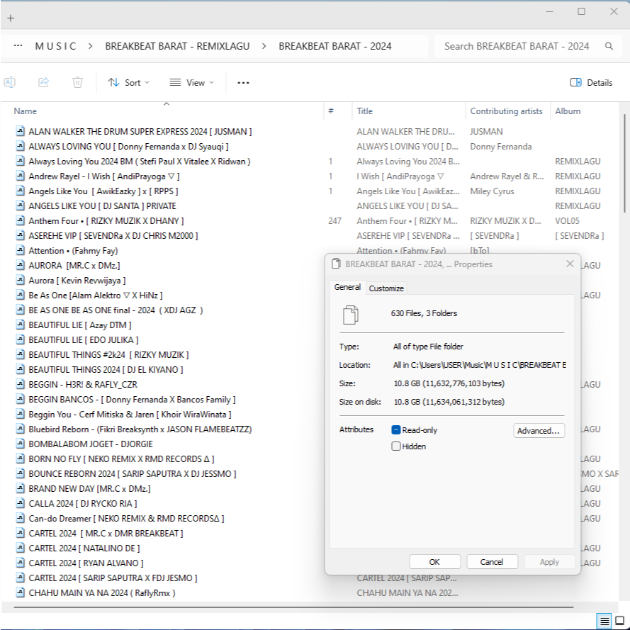 Paket Lagu Dj Remix Genre Breakbeat Barat - Only Barat 2024 - 2023 - 2022
