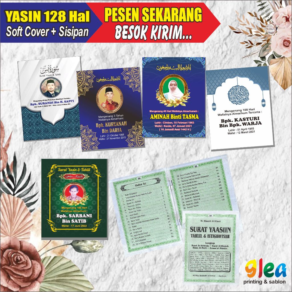 

Yasin dan Tahlil Softcover 128Hal+sisipan "GOCENG" murah