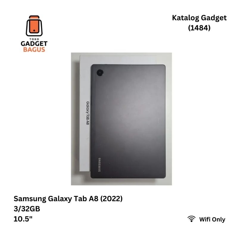 1484 - Samsung Galaxy Tab A8 2022 3/32 WIFI ONLY GRAY