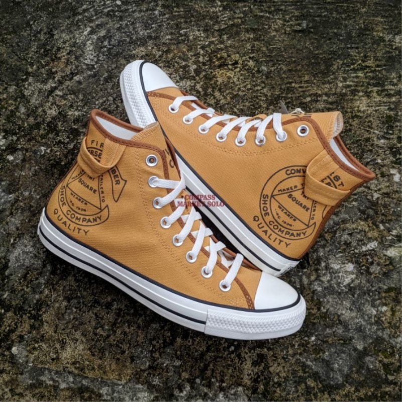 [ORIGINAL 100%] CONVERSE CTAS HI WORKWEAR WARM A07125C | TAN / BROWN