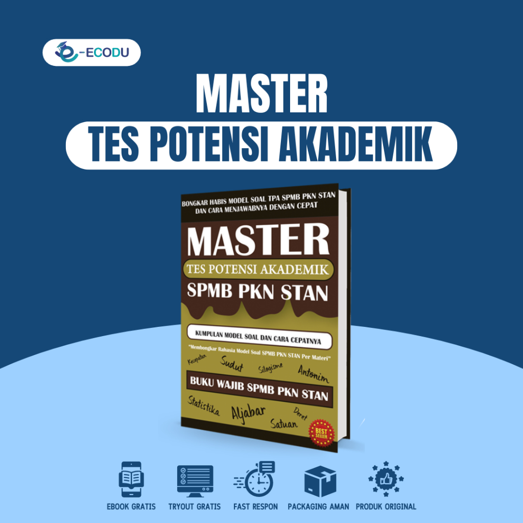 ECODU BUKU MASTER TES POTENSI AKADEMIK (MTPA) TERUPDATE AKPOL AKMIL TUBEL