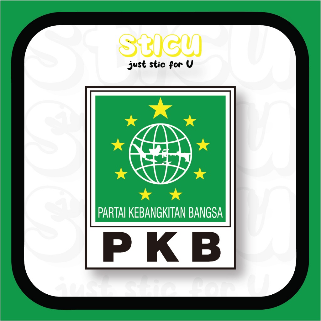 

STICKER PARTAI POLITIK - STIKER PARPOL PEMILU PARTAI PKB