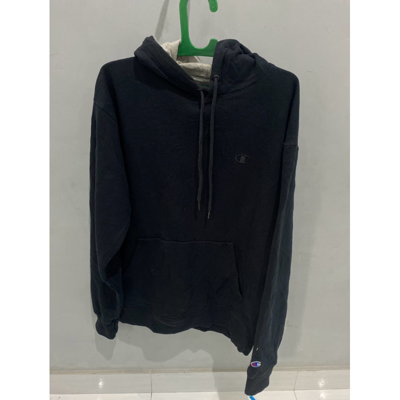 hoodie champion black uk  xl